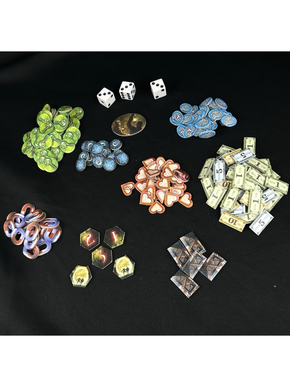Arkham Horror 2nd Edition Board Replacement Pieces Clue Tokens & Markers
